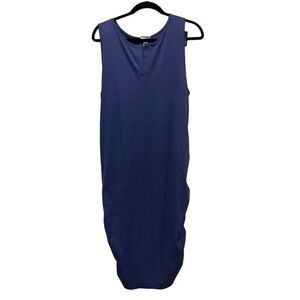 New Isabel Women’s Maternity XL Blue Maxi Dress NWT